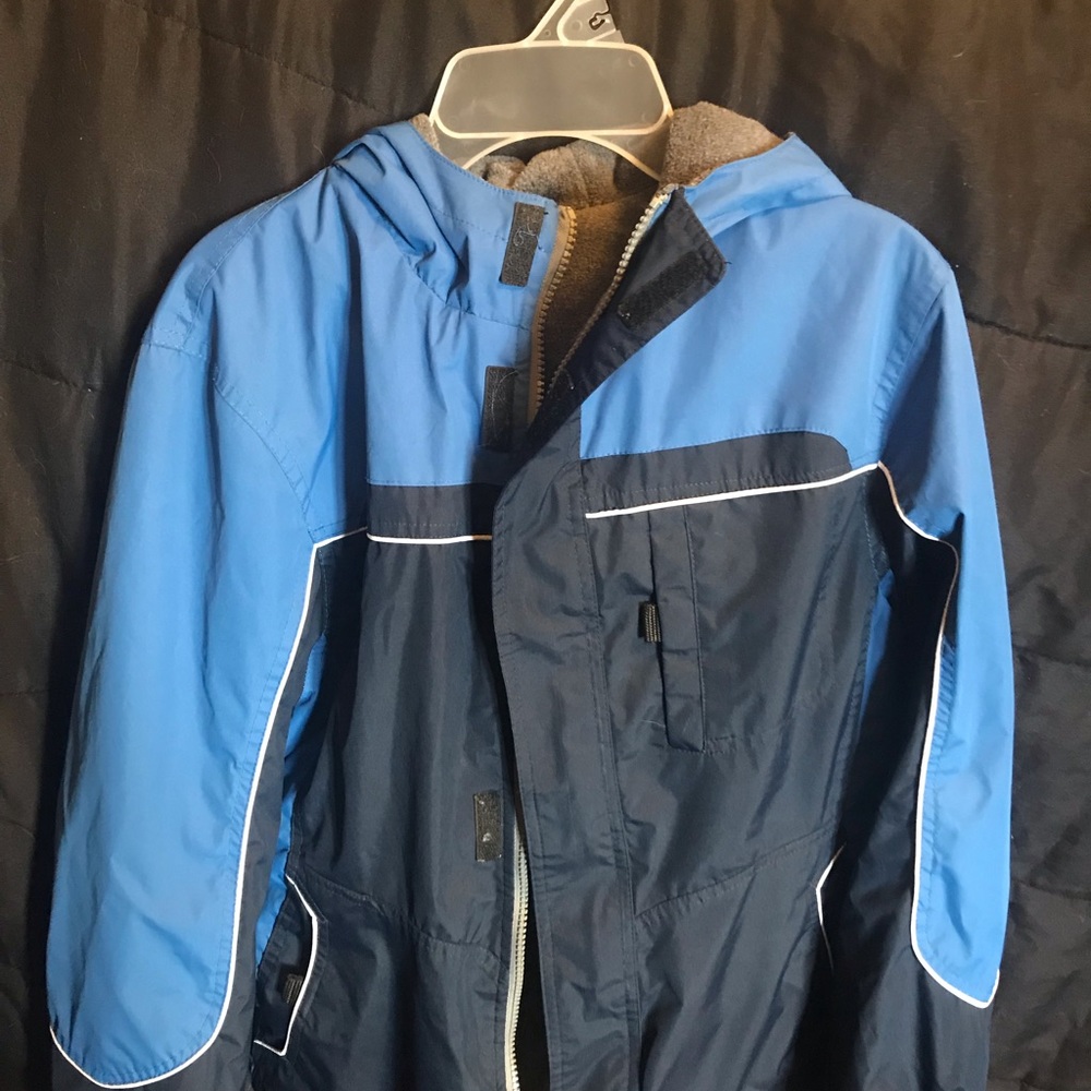 Boys weatherproof lined jacket.